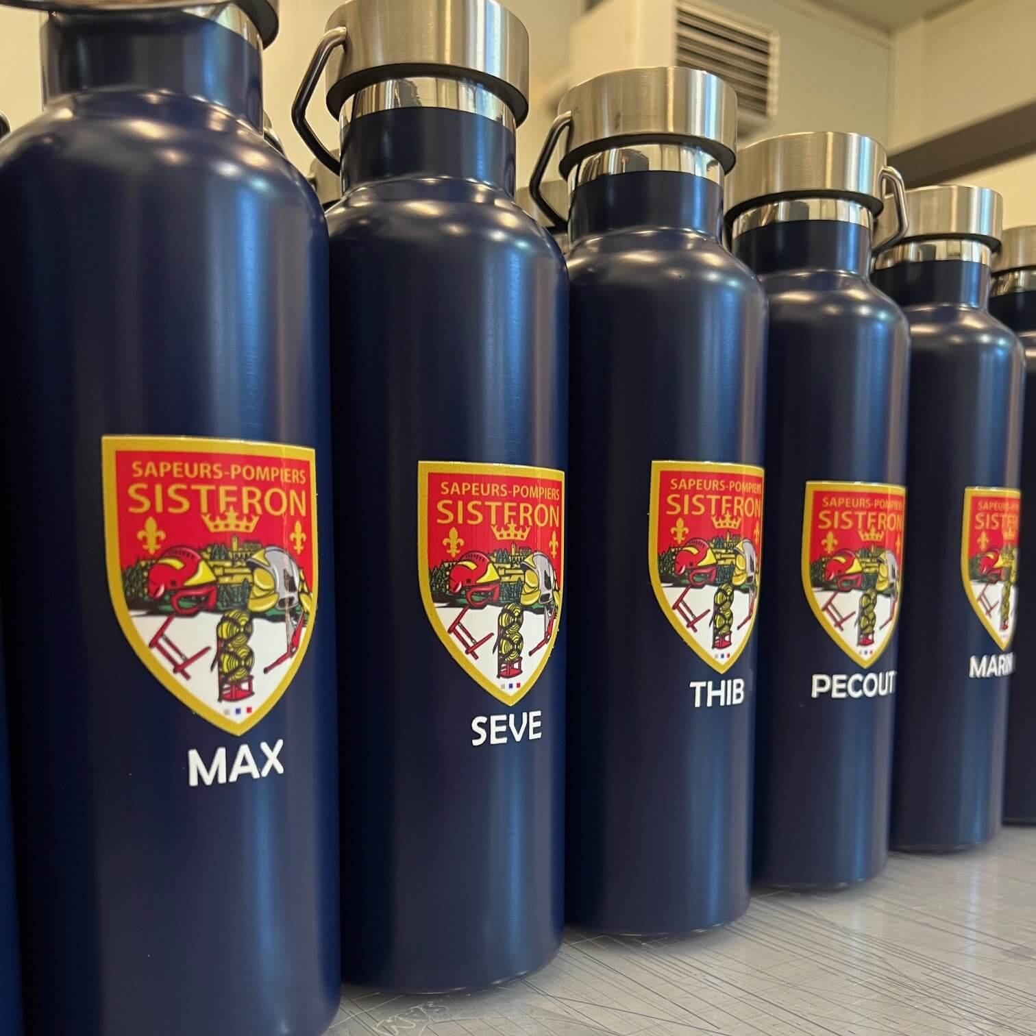 Objet publicitaire — réalisation pour Sapeurs-Pompiers de Sisteron