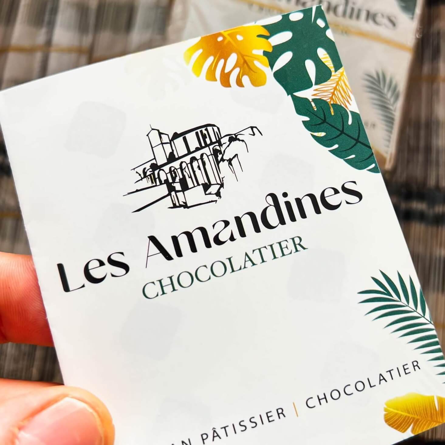 Imprimerie — réalisation pour Pâtisserie Les Amandines